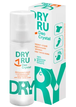 Дезодорант-спрей с минеральными кристаллами для всех типов кожи Deo Cristal Dry Ru