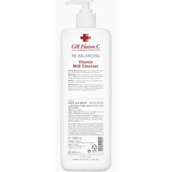 Молочко витаминизированное для любого типа кожи Vitamin Milk Cleanser Cell Fusion C 1000 мл