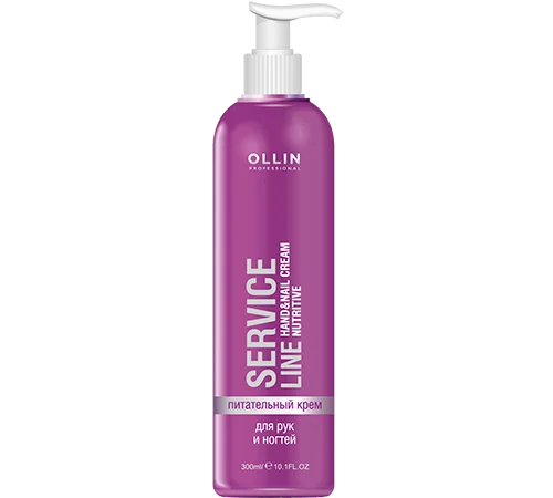 Питательный крем для рук и ногтей Nourishing Hand and Nail Cream Ollin Service Line (728752, 100 мл)