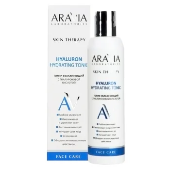 Тоник увлажняющий с гиалуроновой кислотой Hyaluron Hydrating Tonic Aravia 200 мл