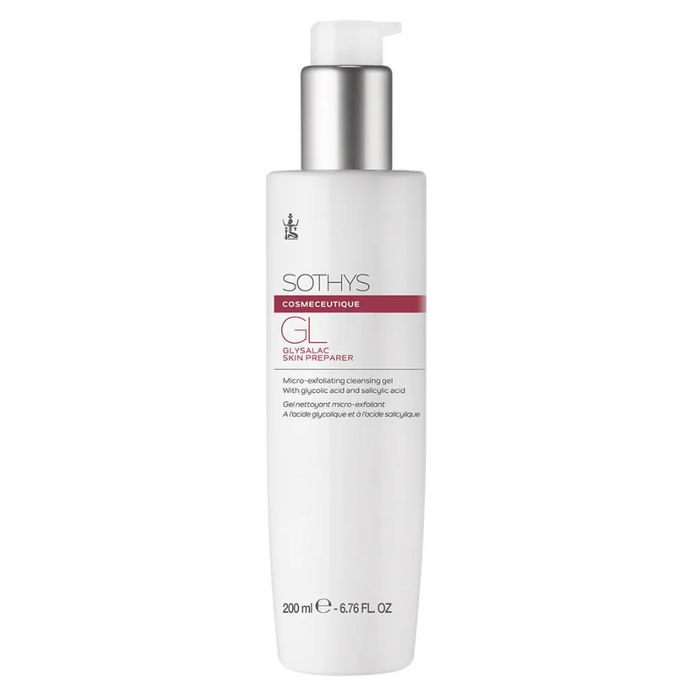 Мультиактивный очищающий гель для лица Glisalac Skin Preparer