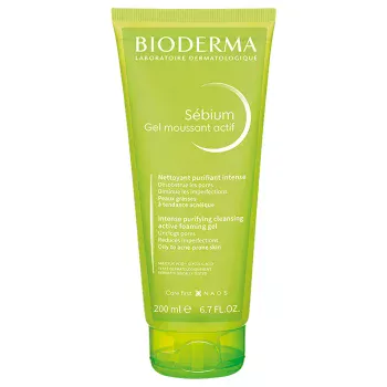 Очищающий гель интенсивного действия Sebium Гель Актив Bioderma 200 мл