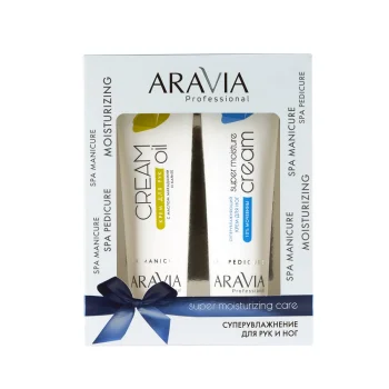 Набор кремов Суперувлажнение для рук и ног Super Moisturizing Care Aravia 1 шт