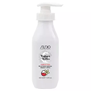 Йогуртовый шампунь для волос Ваниль и Личи Kapous 350мл