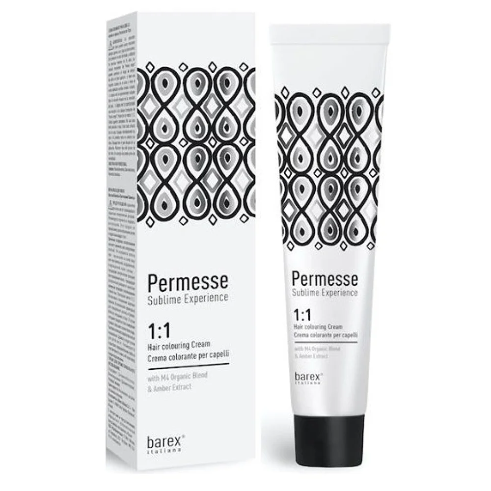 Суперосветляющая крем-краска Permesse c органической смесью М4 и экстрактом янтаря