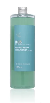 Шампунь от перхоти для сухой кожи головы К05 Dandruff And Dry Scalp Shampoo Kaaral 500 мл