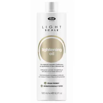 Безаммиачное осветляющее масло для волос Light Scale Lightening Oil Lisap Milano 500 мл Безаммиачное осветляющее масло для волос Light Scale Lightening Oil Lisap Milano 500 мл