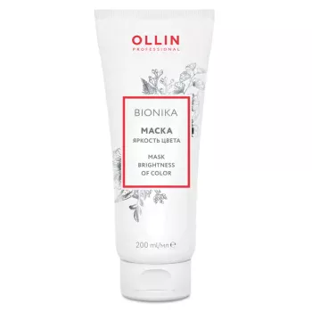 Маска для окрашенных волос Яркость цвета Ollin BioNika Ollin Professional 200 мл