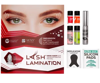 Мини-набор для ламинирования ресниц и бровей Sexy Lamination Sexy Brow Henna 1 шт