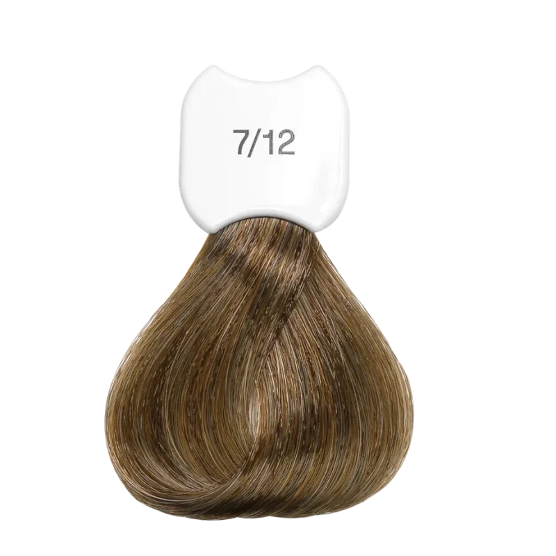 Стойкая крем-краска для волос Kydra Creme (KC00712, 7/12, Blond cendre irise, 60 мл, Натуральные/Опаловые/Пепельные оттенки)