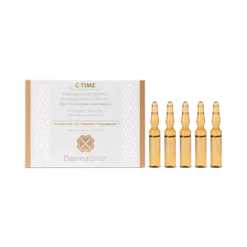 Коктейль в ампулах Протеогликаны и витамин С С-Time Proteoglycans & Vitamin C Dermatime 5*2 мл
