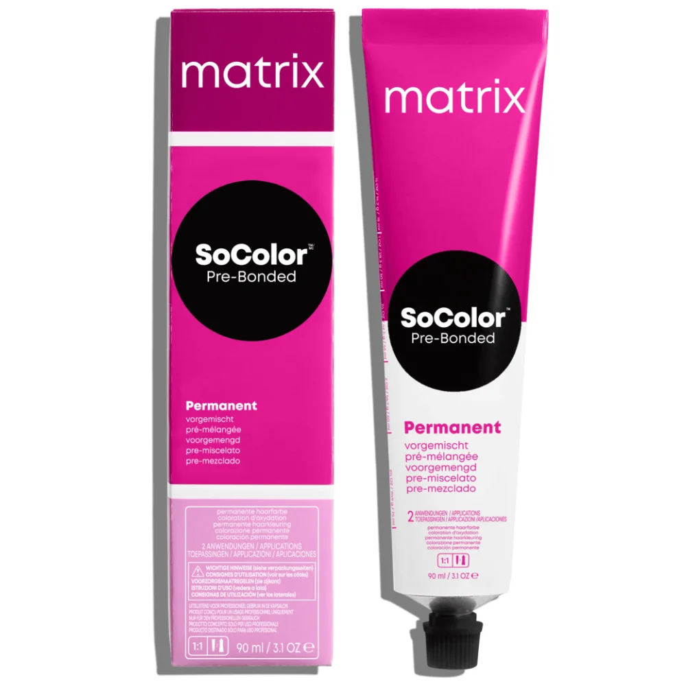 Стойкая краска SoColor Pre-Bonded (E3546900, 6NV, темный блондин натуральный перламутровый, 90 мл)