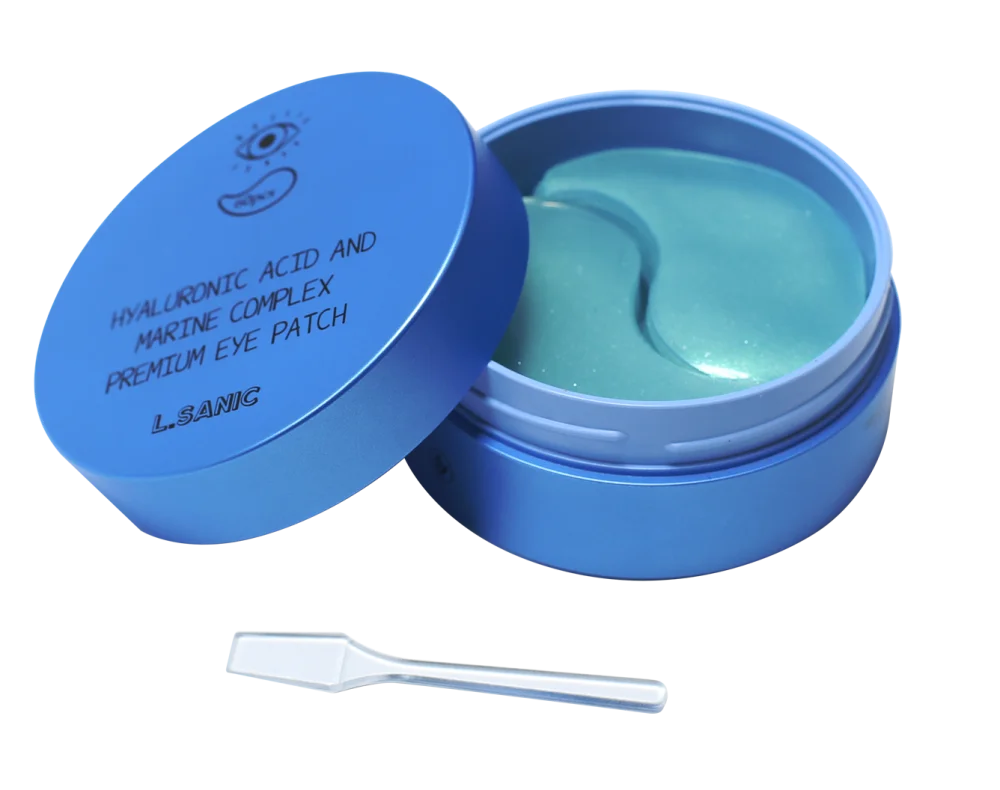 Гидрогелевые патчи для области вокруг глаз с гиалуроновой кислотой и экстрактом водорослей