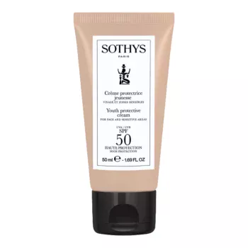 Омолаживающий защитный крем для лица и чувствительных зон Youth protective cream SPF 50 Sothys 50 мл