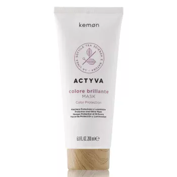 Крем-маска для защиты цвета и блеска окрашенных волос Colore Brillante Mask Velian Kemon