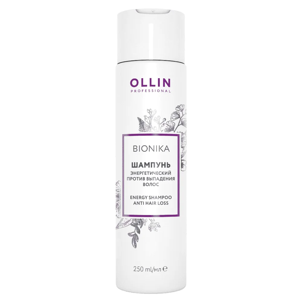 Энергетический шампунь против выпадения волос Energy Shampoo Anti Hair Loss Ollin BioNika (397328, 250 мл)