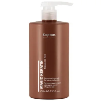Реструктурирующая маска с кератином Magic Keratin Kapous 750 мл
