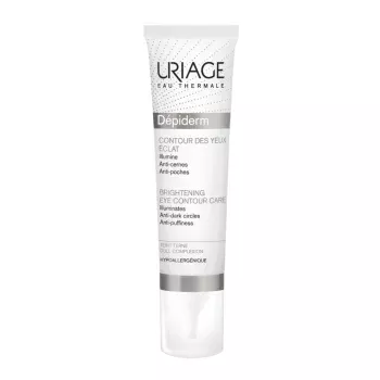 Уход для кожи контура глаз, придающий сияние Depiderm Uriage 15 мл