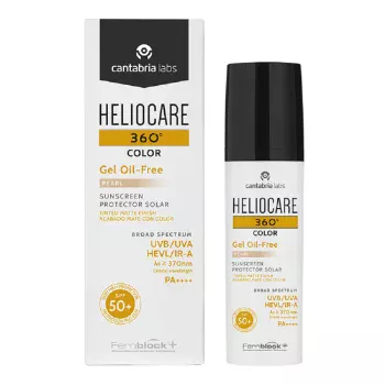 Тональный солнцезащитный гель жемчужный Heliocare 360º Color Gel Oil-Free Pearl SPF 50+ Cantabria Labs