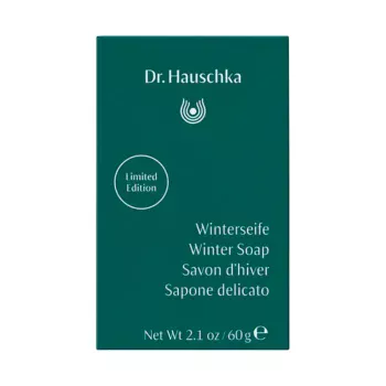 Мыло туалетное твердое Зимнее с ароматом пряного апельсина Dr. Hauschka
