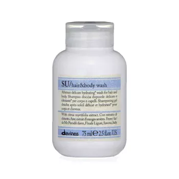 Шампунь для волос и тела Su-Su hair & Body Wash Aftersun Delicate Hydrating Davines 75 мл