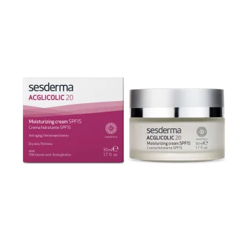 Крем увлажняющий с гликолевой кислотой SPF 15 Acglicolic 20 Sesderma 50 мл