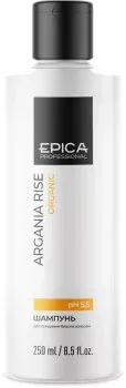 Шампунь для придания блеска волосам с маслом арганы Argania Rise Organic Epica