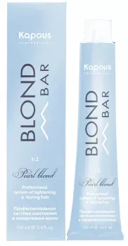 Крем-краска для волос с экстрактом жемчуга Blond Bar Kapous
