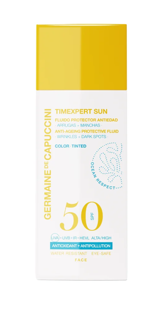 Эмульсия солнцезащитная антивозрастная для лица SPF 50 с тоном TE Sun Anti-Ageing Protective Fluid Tint SPF 50