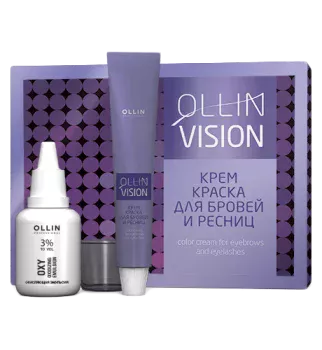 Крем-краска для бровей и ресниц цвет Графит Ollin Vision Set Ollin Professional