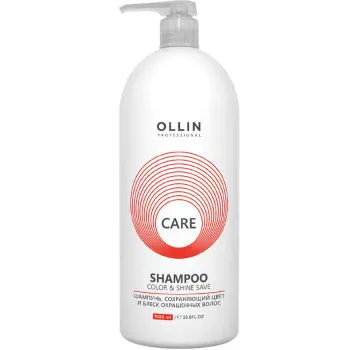 Шампунь для сохранения цвета и блеска окрашенных волос Color&Shine Save Shampoo Ollin Care Ollin Professional
