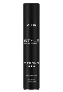 Лак для волос сильной фиксации Strong Hairspray Ollin Professional 500 мл