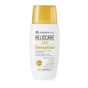 Ультралегкая солнцезащитная эмульсия SPF 50+ для чувствительной кожи Sensation Cantabria Labs