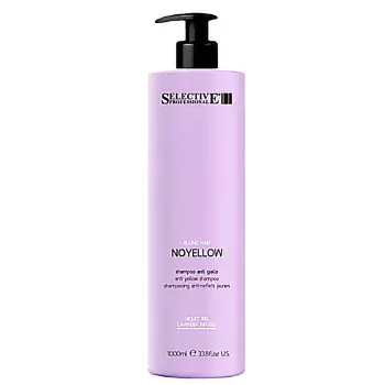 Шампунь для устранения нежелательных желтых оттенков Anti yellow shampoo Selective Professional