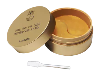 Гидрогелевые патчи для области вокруг глаз с муцином улитки и золотом L'Sanic 60 шт