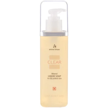 Гигиеническое минеральное мыло для жирной кожи Clear Mineral Hygienic Liquid Soap Anna Lotan 250 мл