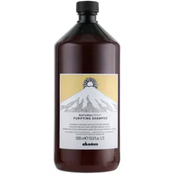 Очищающий шампунь против перхоти волос Davines NaturalTech Purifying Shampoo (1000 мл) Davines