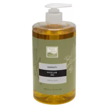 Мицеллярный очищающий гель для жирной и смешанной кожи Unimatt + Beauty Style
