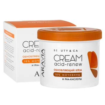 Обновляющий крем с PHA-кислотами и мочевиной Acid-Renew Cream Aravia 550 мл
