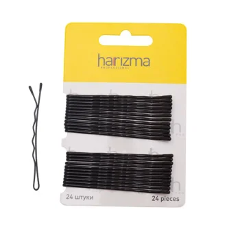 Невидимки 70 мм волна черные Harizma