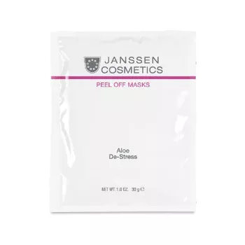 Альгинатная anti-age успокаивающая маска с алоэ вера и спирулиной Aloe De-Stress Janssen Cosmetics 30 г