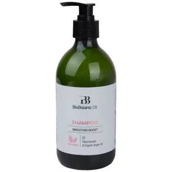 Шампунь Bio Botanic Oil для выпрямленных волос с аргановым маслом и кератином Mon Platin 500 мл