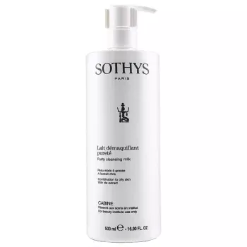 Очищающее молочко для жирной и комбинированной кожи с экстрактом ириса Purity Cleansing Milk (500 мл) Sothys