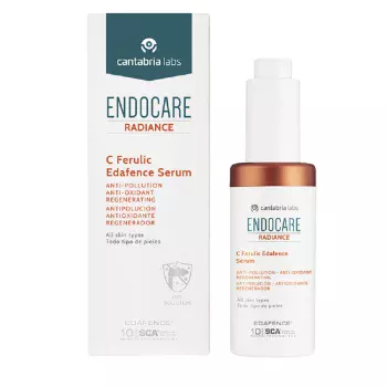 Защитная антиоксидантная регенерирующая сыворотка Endocare Radiance C Ferulic Edafence Serum Cantabria Labs 30 мл