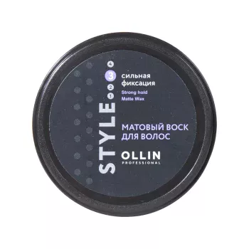 Матовый воск для волос сильной фиксации Strong Hold Matte Wax Ollin Style Ollin Professional 50 г