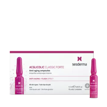 Средство в ампулах форте с гликолевой кислотой Acglicolic Sesderma 10*1,5 мл