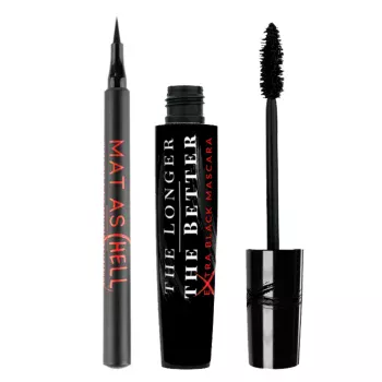 Набор из удлиняющей туши и фетровой подводки-фломастера Layla Cosmetics 1 шт