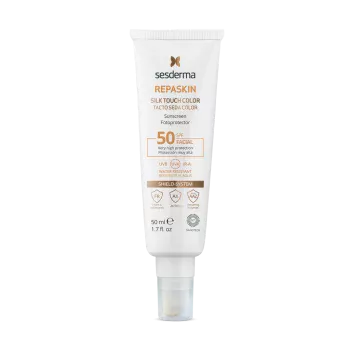 Средство солнцезащитное тонирующее с нежностью шелка для лица Repaskin Silk SPF 50 Sesderma 50 мл