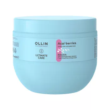 Маска для окрашенных волос с экстрактом ягод асаи Ultimate Care Ollin Professional 500 мл