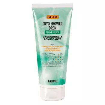 Криогель для душа дренажный тонизирующий Guam 200 мл